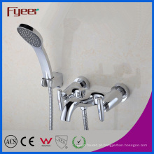 Faucet misturador fixado na parede do misturador do chuveiro do banho da precipitação do punho de Fyeer